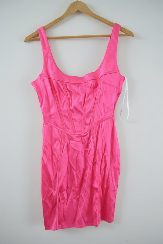 Pink Neon Short Dress