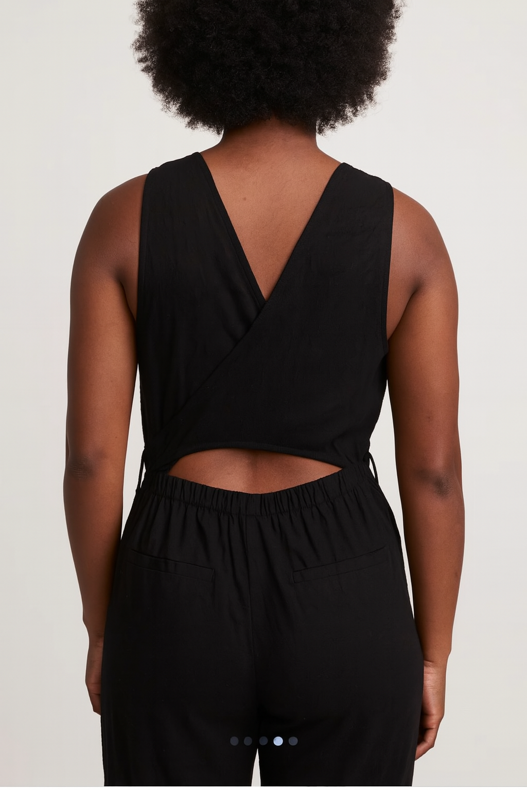 Belted Dark Grey Jumpsuit